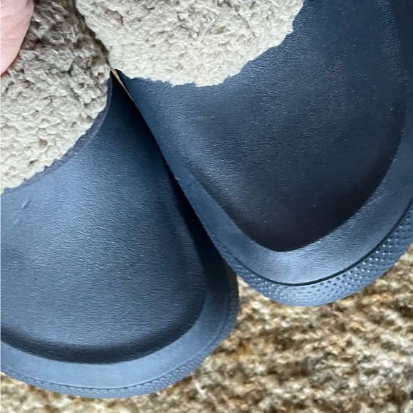 CROCS Blue and Cream Cozy Slippers - Picture 4 of 5